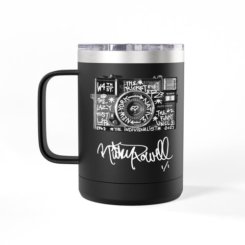 Camera Memorial - Coffee Camp Mug Tumbler, 15oz