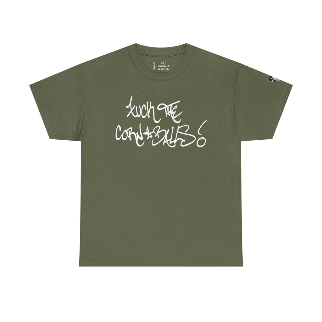 Fuck The Cornballs - Unisex Heavy Cotton Tee
