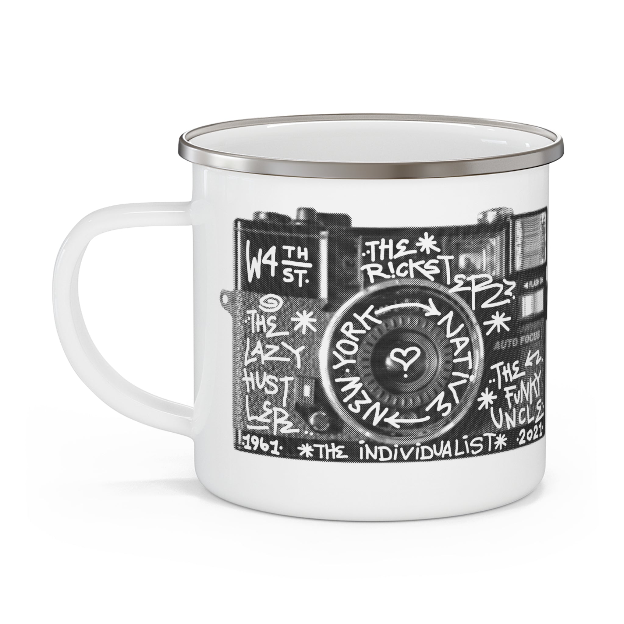 Camera Memorial - Enamel Camping Mug