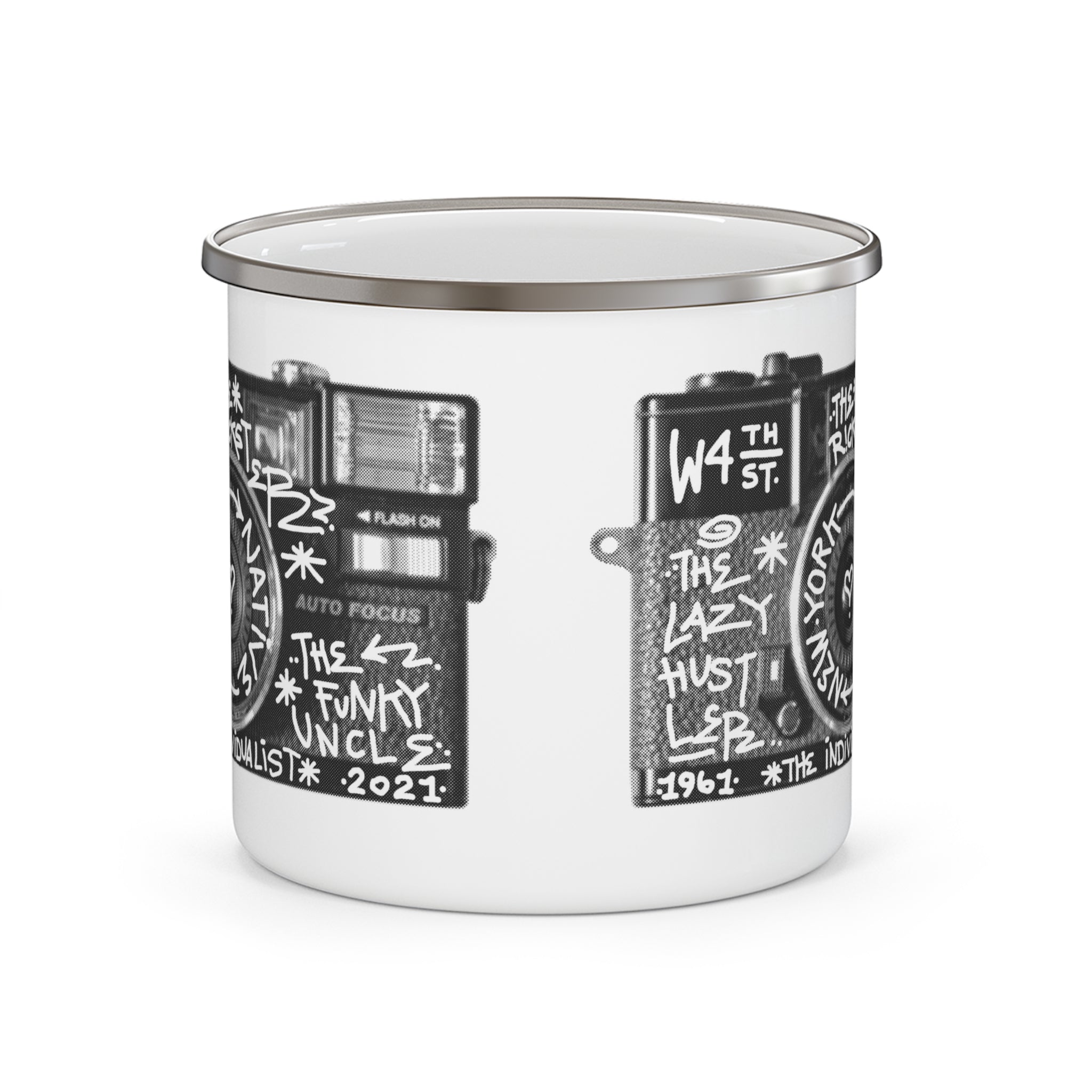 Camera Memorial - Enamel Camping Mug