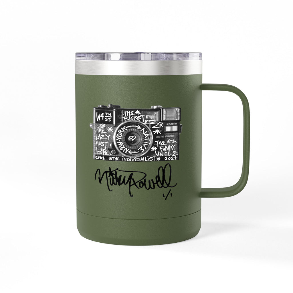Camera Memorial - Coffee Camp Mug Tumbler, 15oz