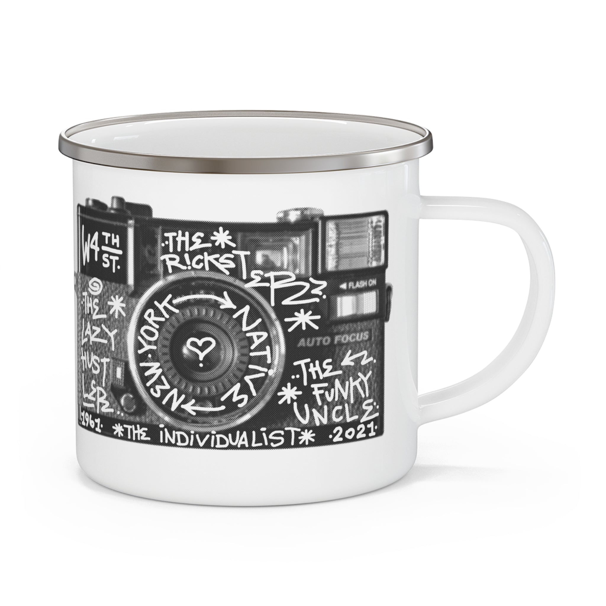 Camera Memorial - Enamel Camping Mug