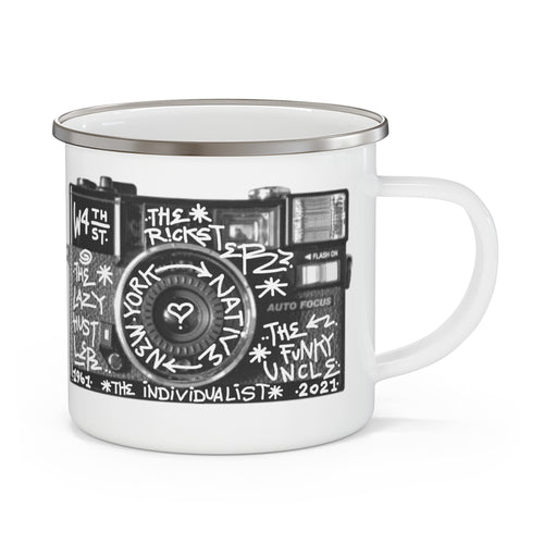 Camera Memorial - Enamel Camping Mug