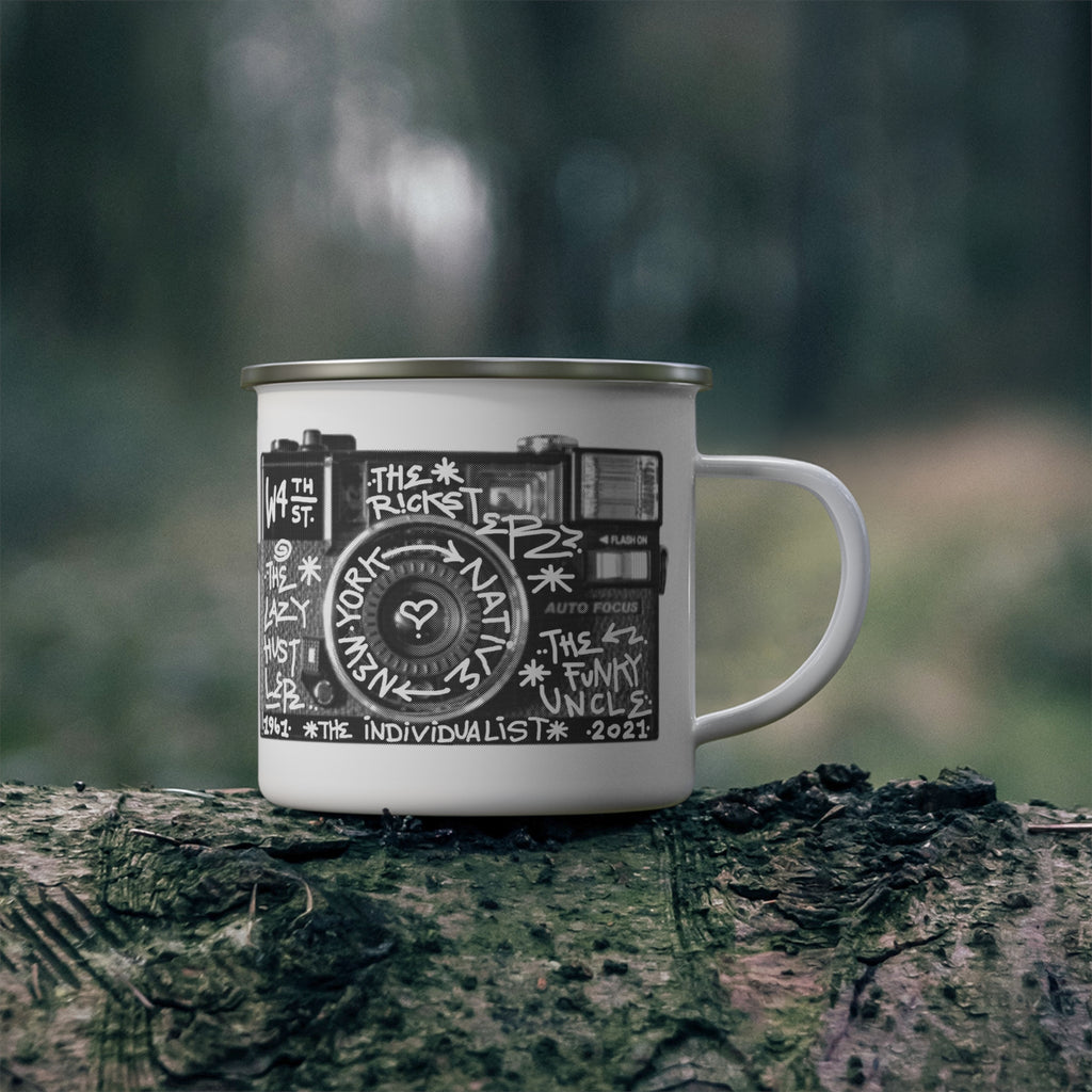 Camera Memorial - Enamel Camping Mug
