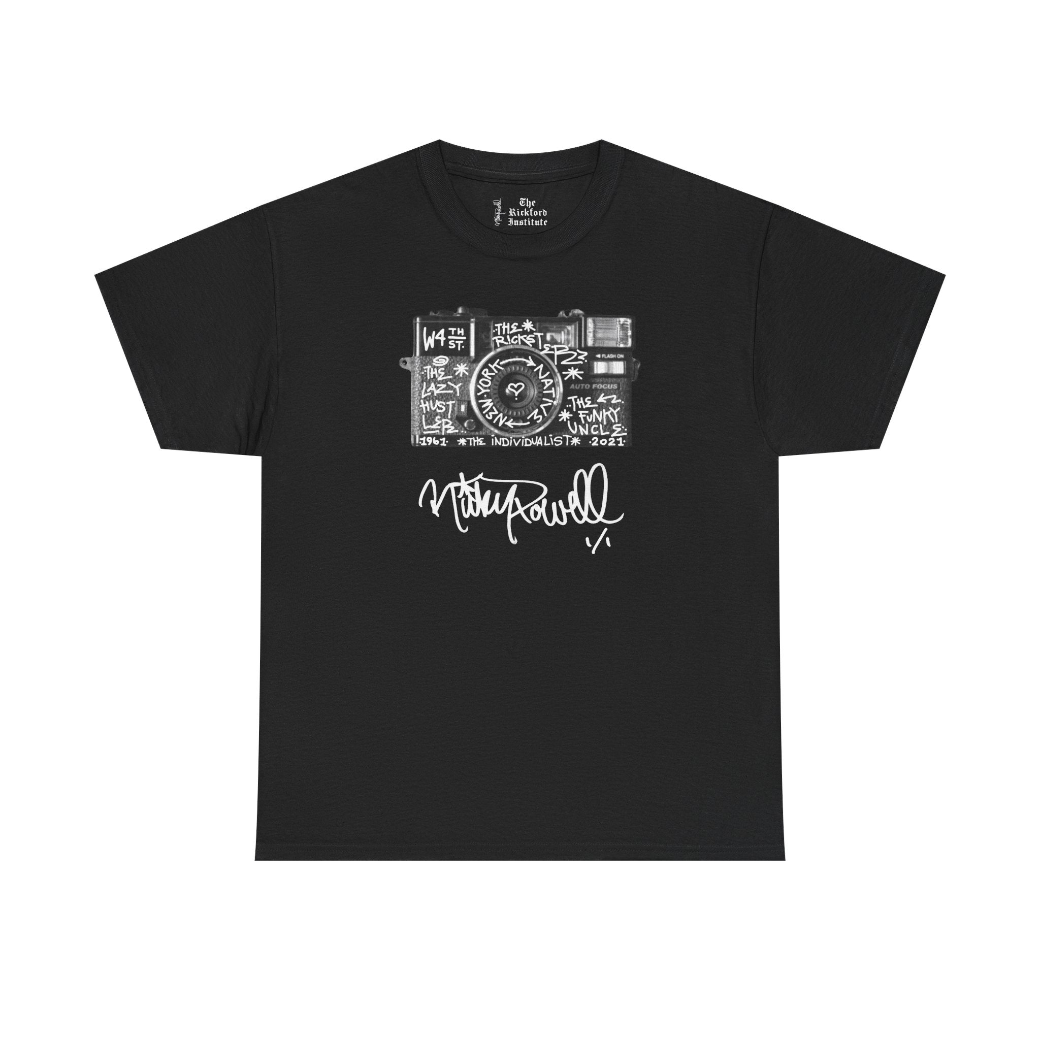 Ricky Powell × RUN DMC フォトTシャツPARIS ’87M Stupid Rare 1987 Beastie Boys / RUN-DMC Together Forever Tour