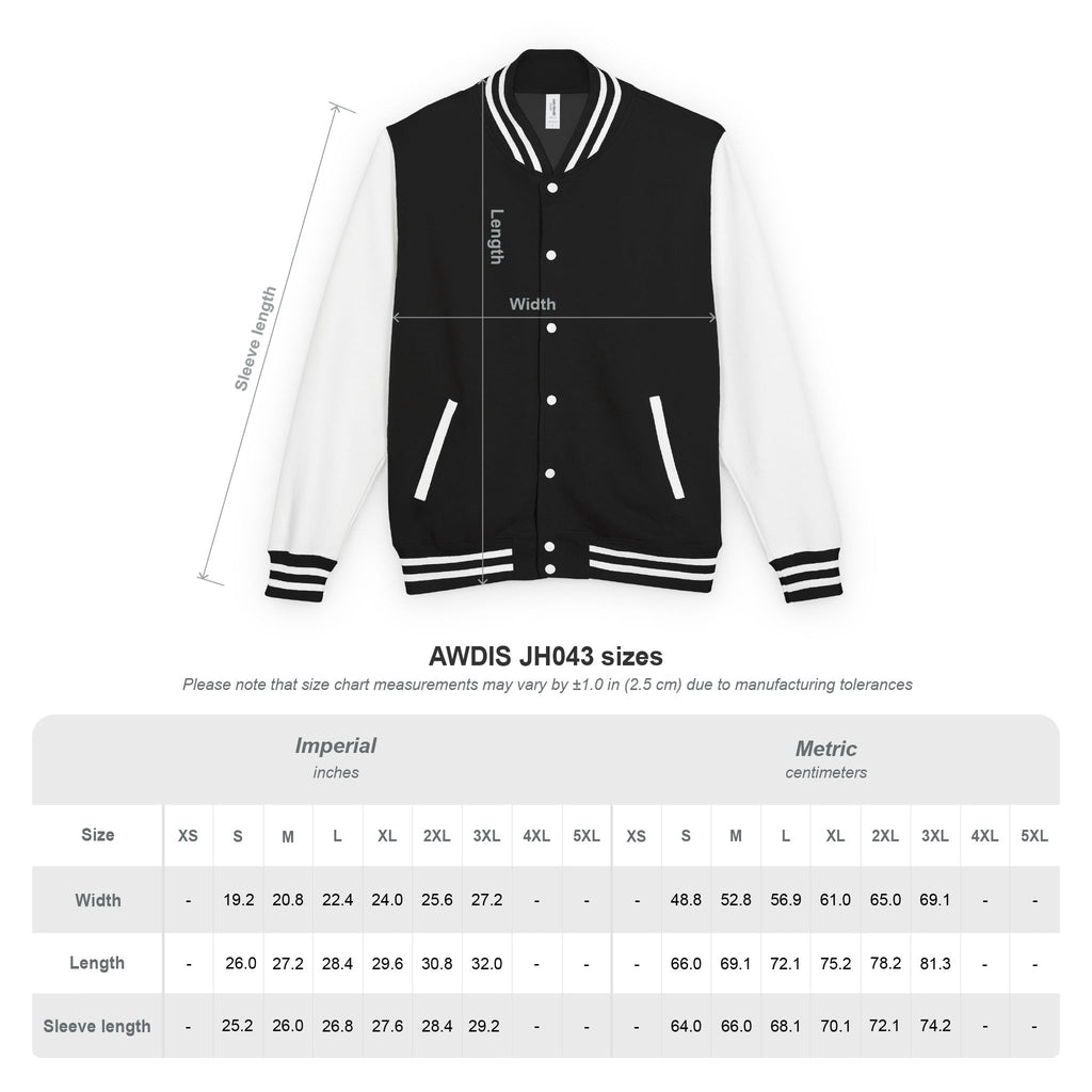 The Rickford Institute Revolt Wild Style - Unisex Heavyweight Letterman Jacket