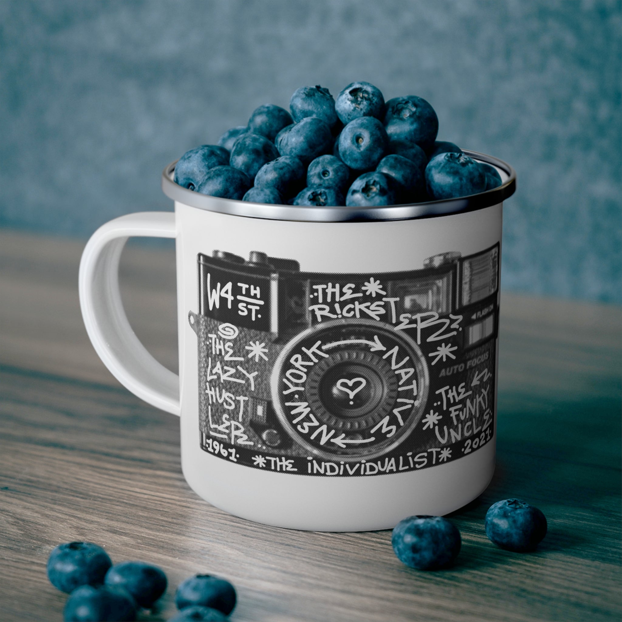 Camera Memorial - Enamel Camping Mug