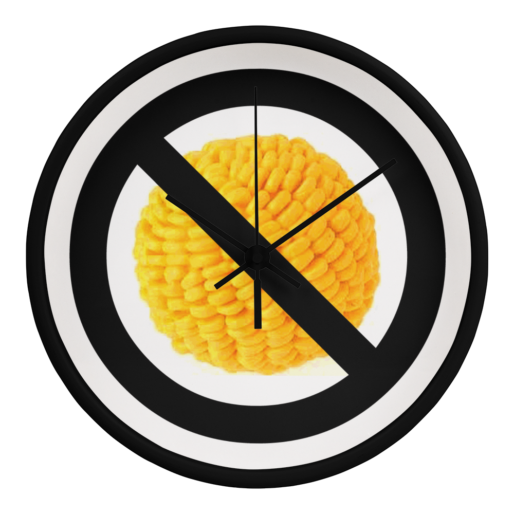 No Cornballs Clock